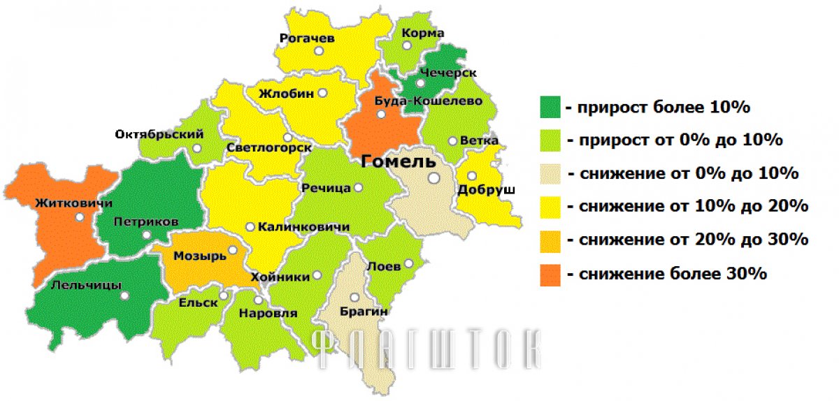 Карта петриковского района гомельской области